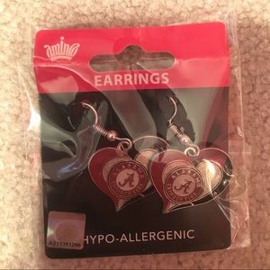 Alabama Crimson Tide Game Day Earrings NWT